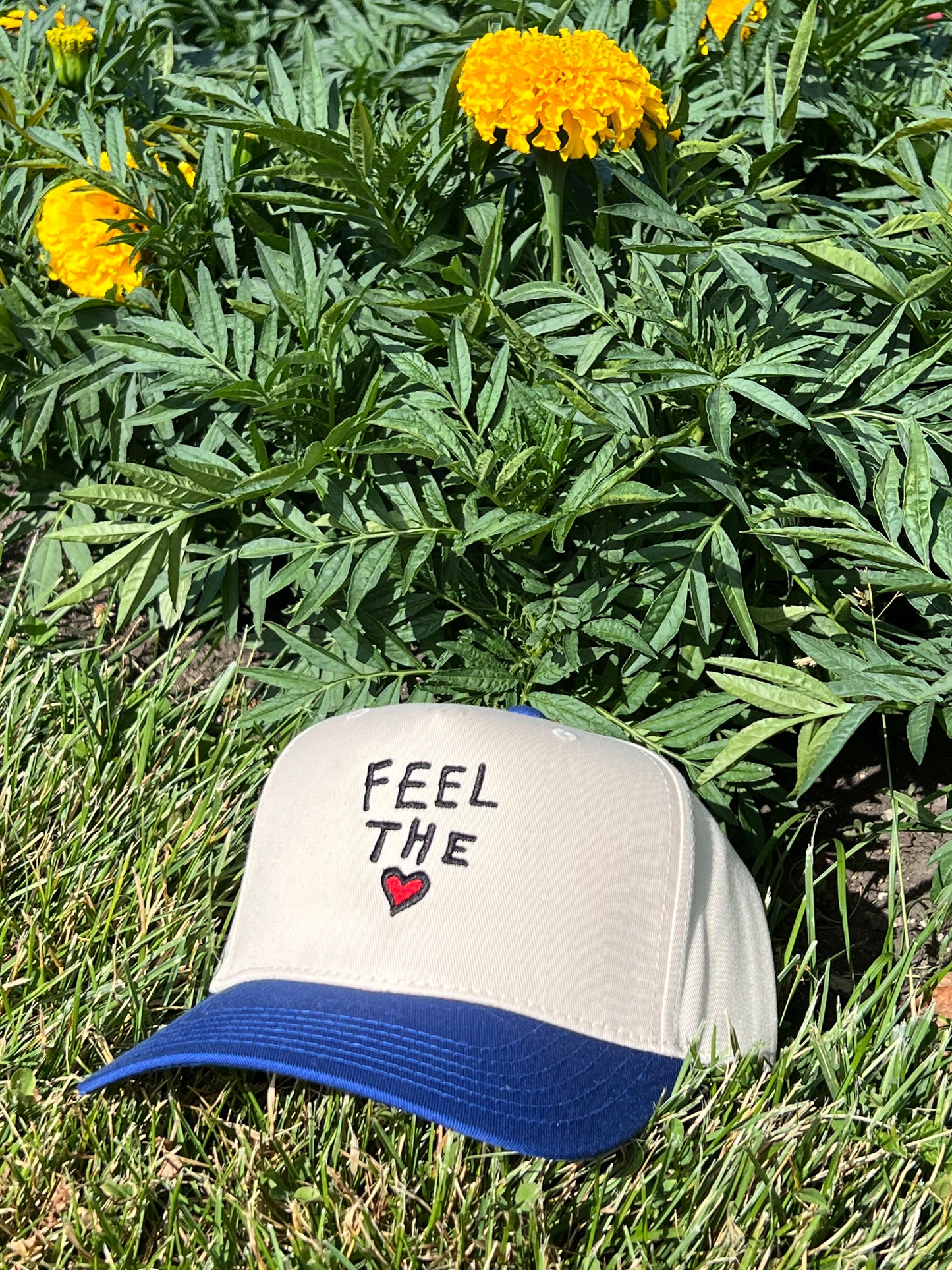 "Feel the Love” Snap Back — Blue