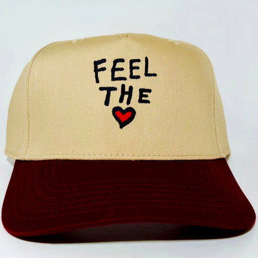 Feel the Love Snap Back — Maroon